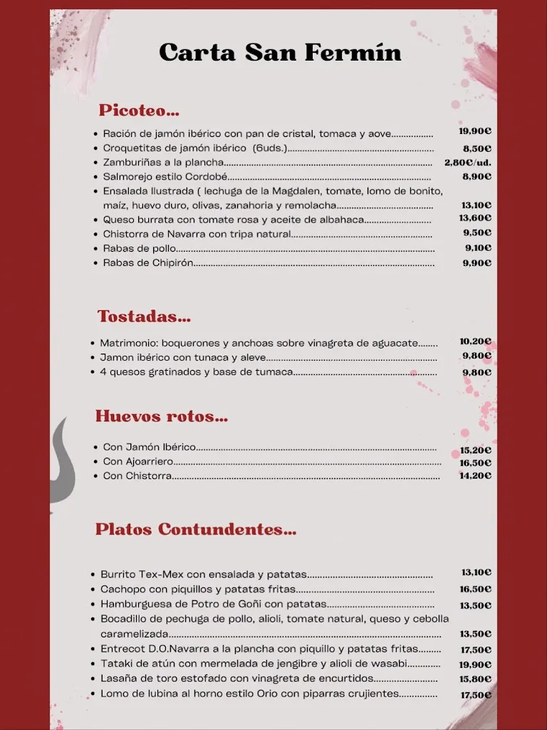 Menu_Molino de Caparroso_Caparroso_image_1