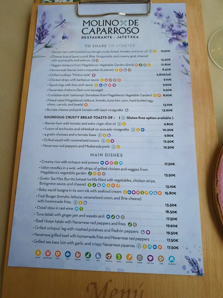 Menu_Molino de Caparroso_Caparroso_image_4