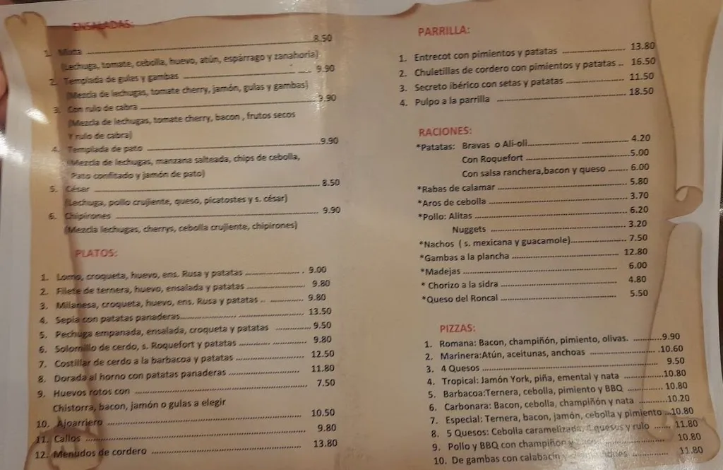 Menu_Cerveceria Nuevo Siglo_Carcastillo_image_3