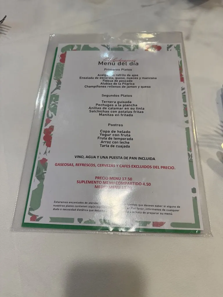 Menu_El Lechuguero_Cascante_image_1