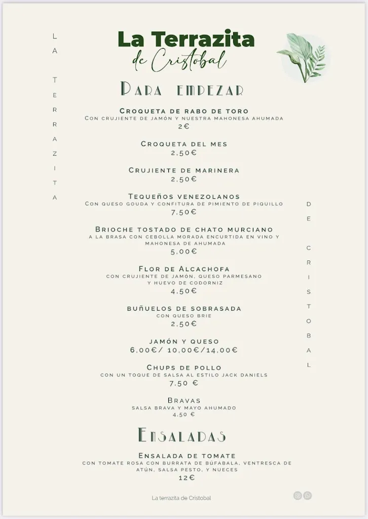 Menu_La Terrazita de Cristóbal_Pilar de la Horadada_image_2
