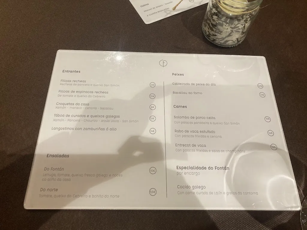 Menu_O Fontán Restaurante_Cabana de Bergantiños_image_3