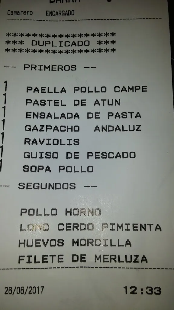 Menu_Amador Cafetería, Restaurante, Comidas para llevar. Trabajamos con previo encargos, antes dd las 12:30h._Pilar de la Horadada_image_1