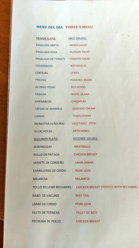 Menu_Bar San Lorenzo_Cirauqui_image_1