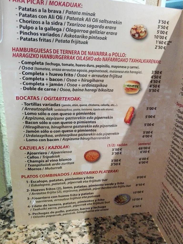 Menu_Los Porches_Barañáin_image_1