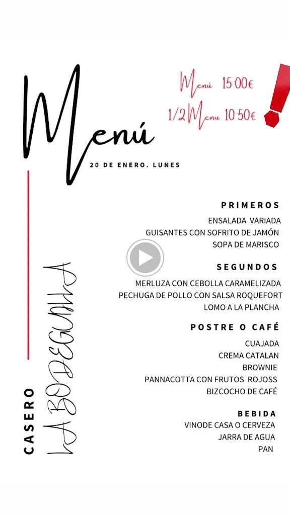 Menu_La Bodeguilla. @labodeguilla_restaurante_Barañáin_image_2