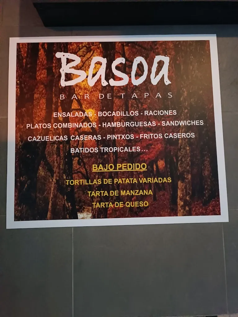 Menu_Bar Basoa_Barañáin_image_1