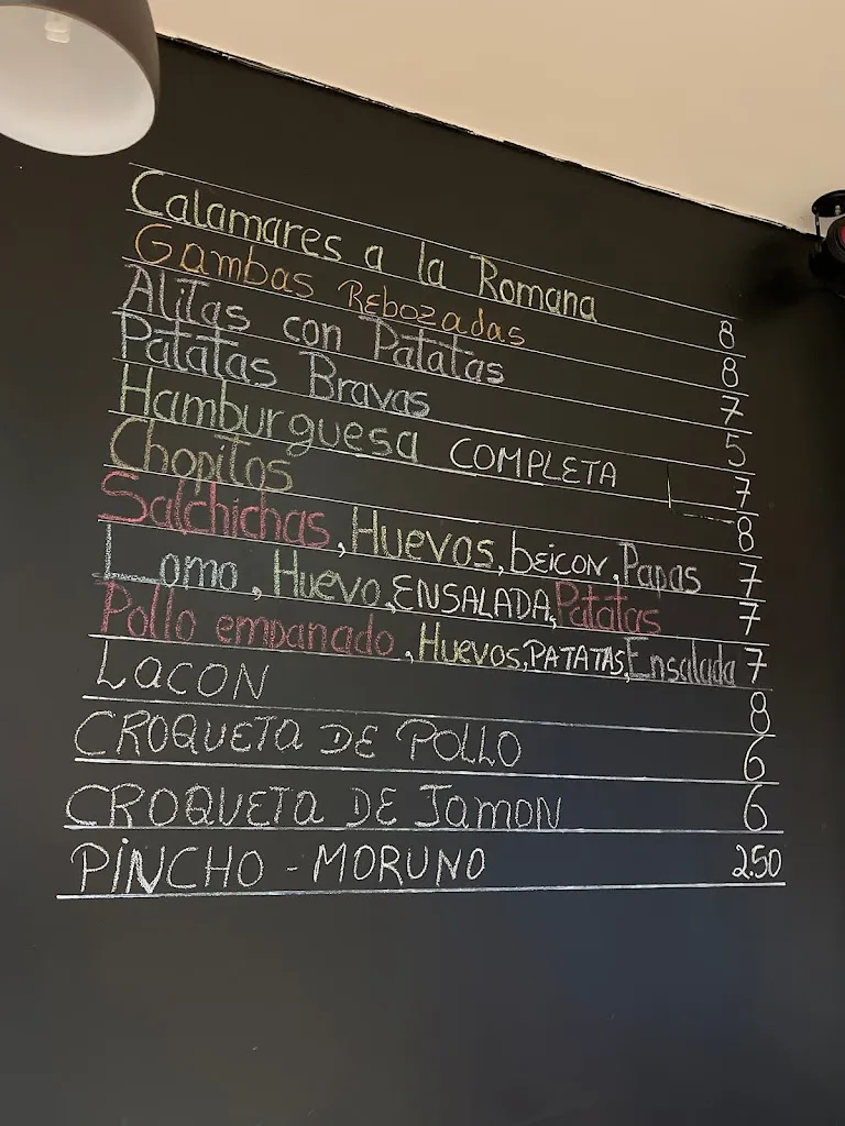Menu_Café -Bar La Fragata_Barañáin_image_1