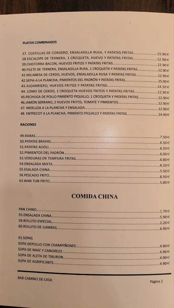 Menu_Camino de Casa_Barañáin_image_1