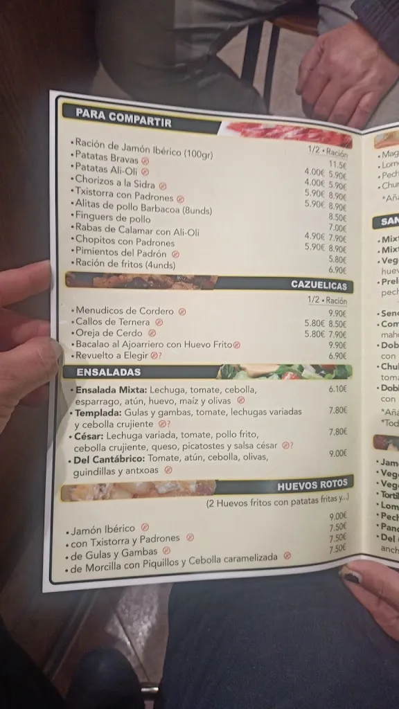 Menu_Bar Preludio_Barañáin_immagine_1