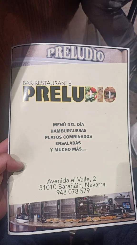 Menu_Bar Preludio_Barañáin_immagine_2