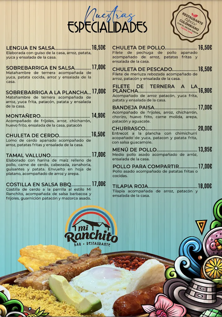 Menu_Restaurante Mi Ranchito_Barañáin_image_2