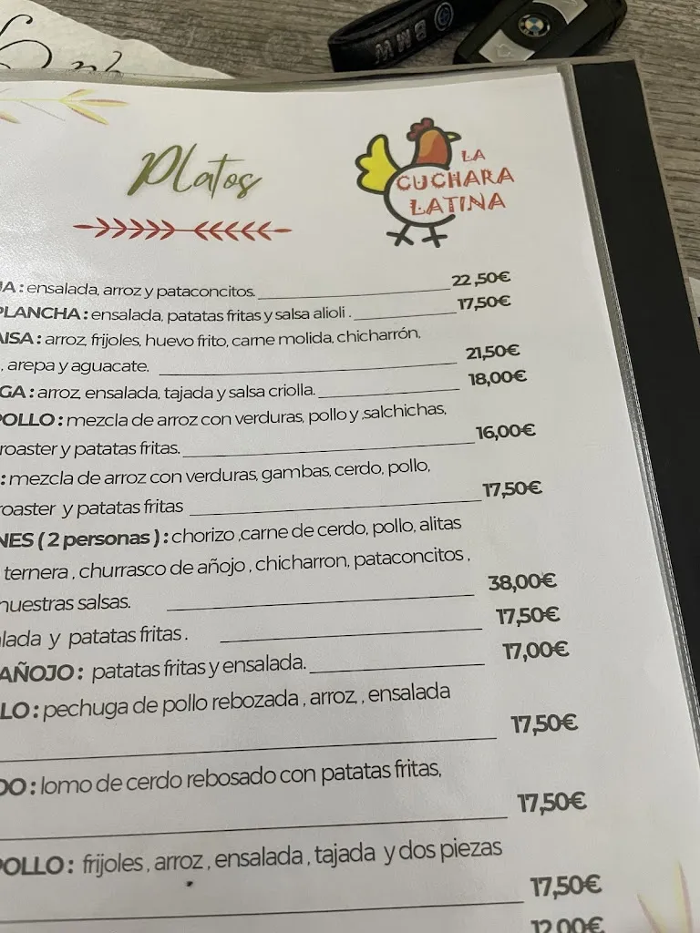 Menu_La Cuchara Latina Restaurante_Barañáin_image_1