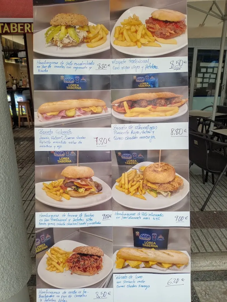 Menu_Lorea Taberna_Barañáin_immagine_4