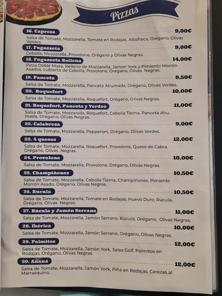 Menu_El Rocío Pizzería Argentina & Cafetería_Pilar de la Horadada_immagine_1