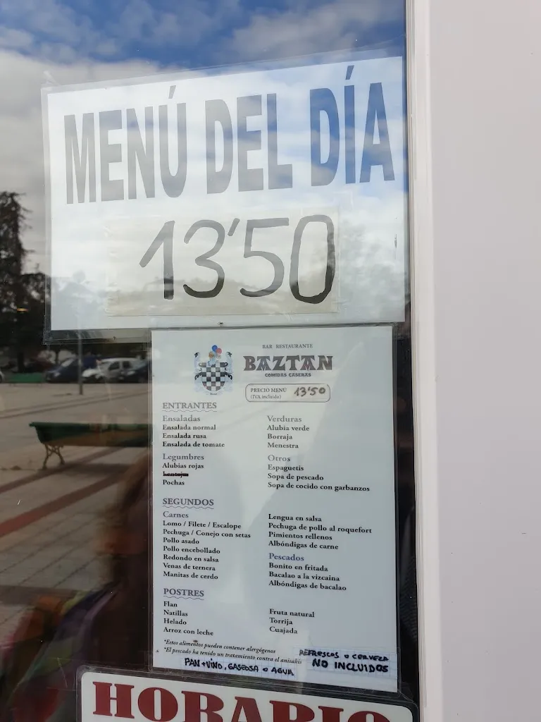 Menu_Bar Restaurante Baztán_Barañáin_image_2