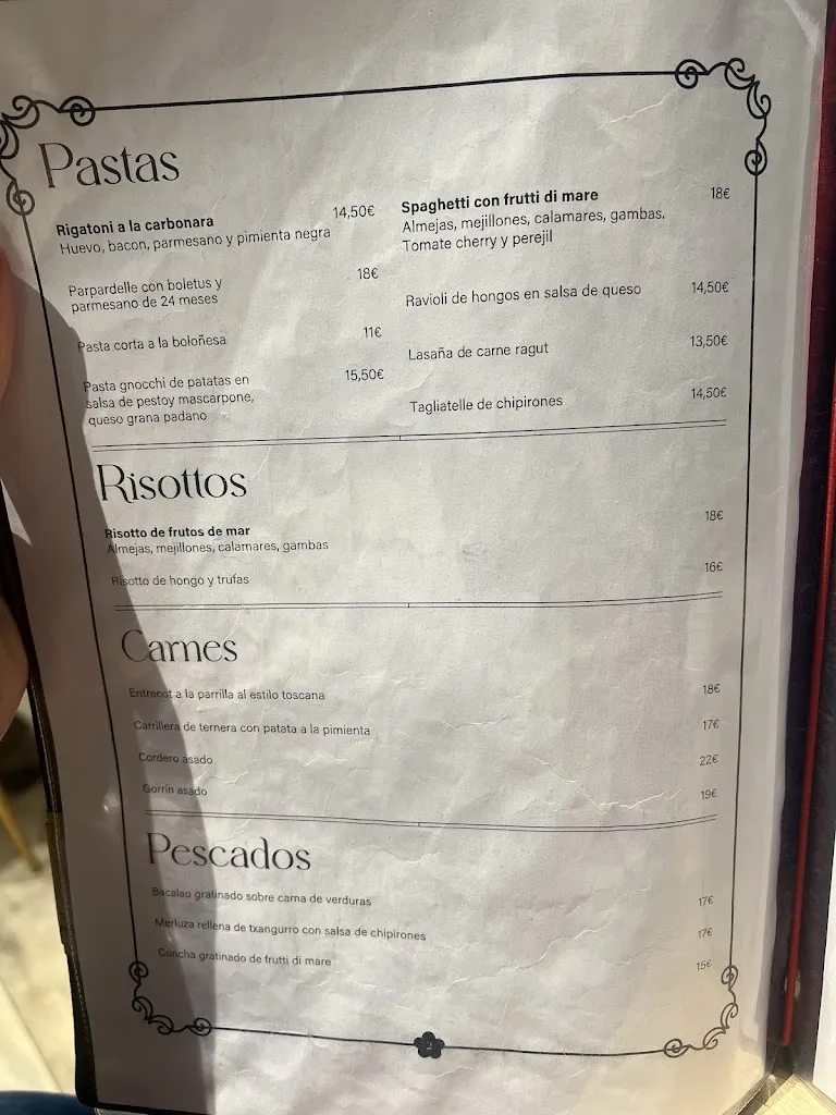 Menu_Ristorante 1995 yamaguchi_Barañáin_image_3