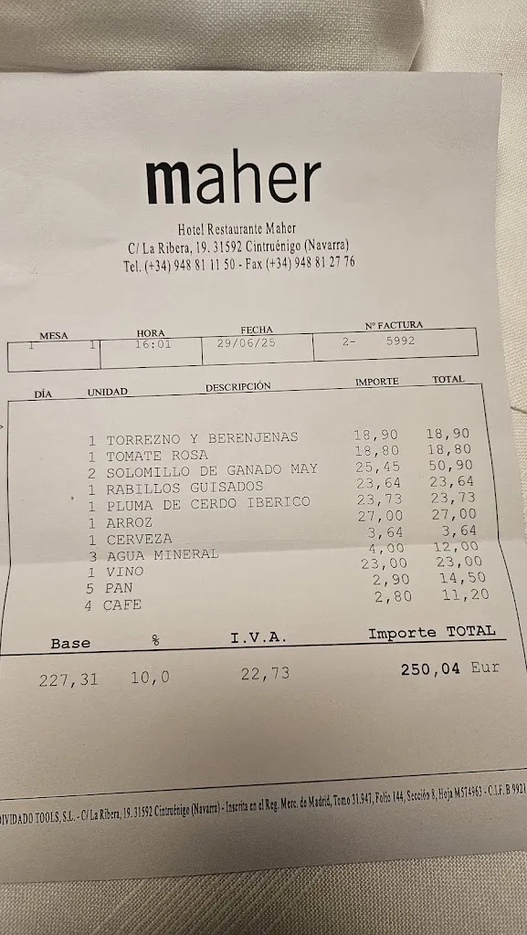 jose fernandez_Maher_Cintruénigo_review