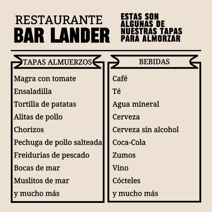 Menu_Restaurante Bar Lander_Pilar de la Horadada_image_1