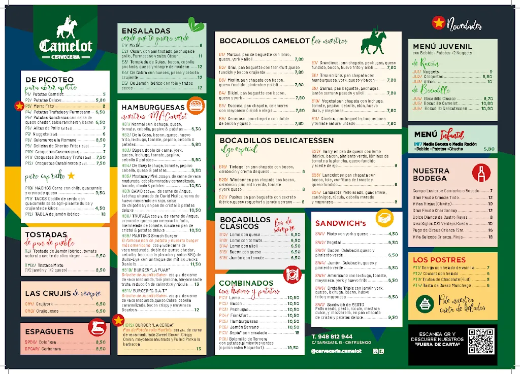 Menu_Camelot Jatetxea_Cintruénigo_image_1