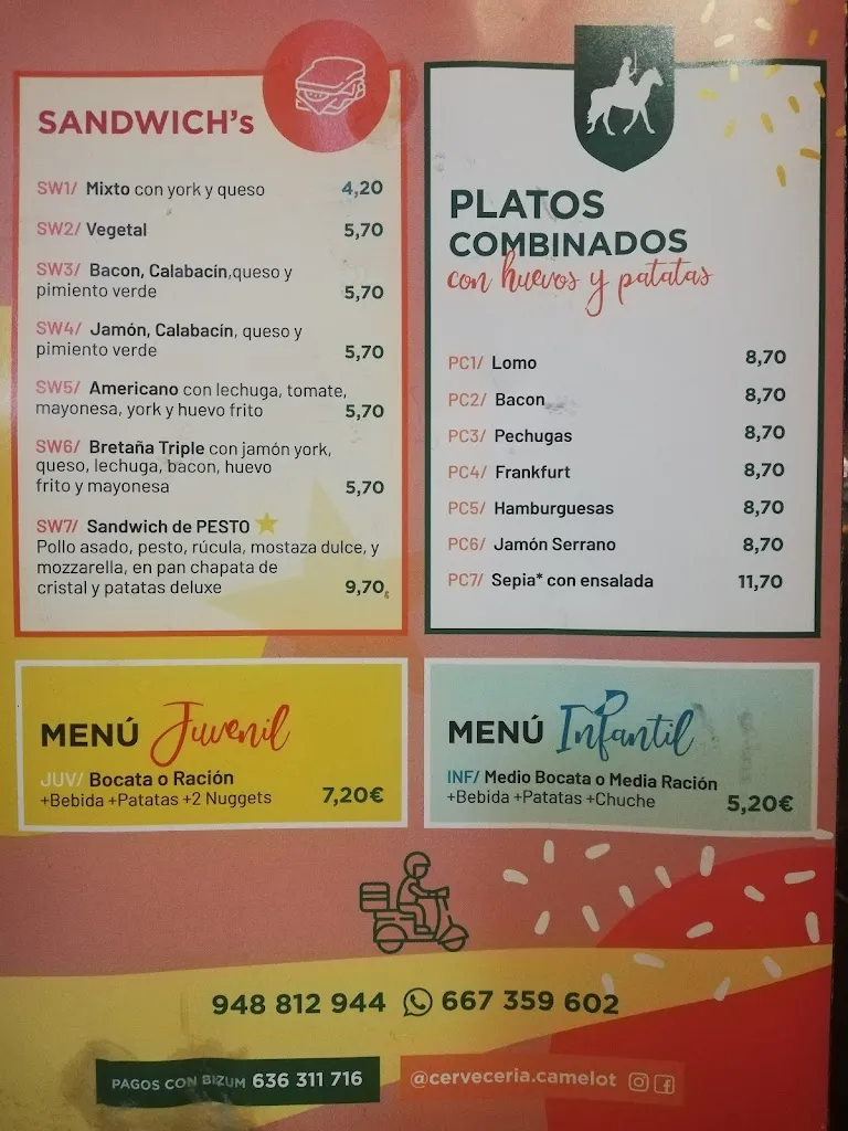 Menu_Camelot Jatetxea_Cintruénigo_image_3