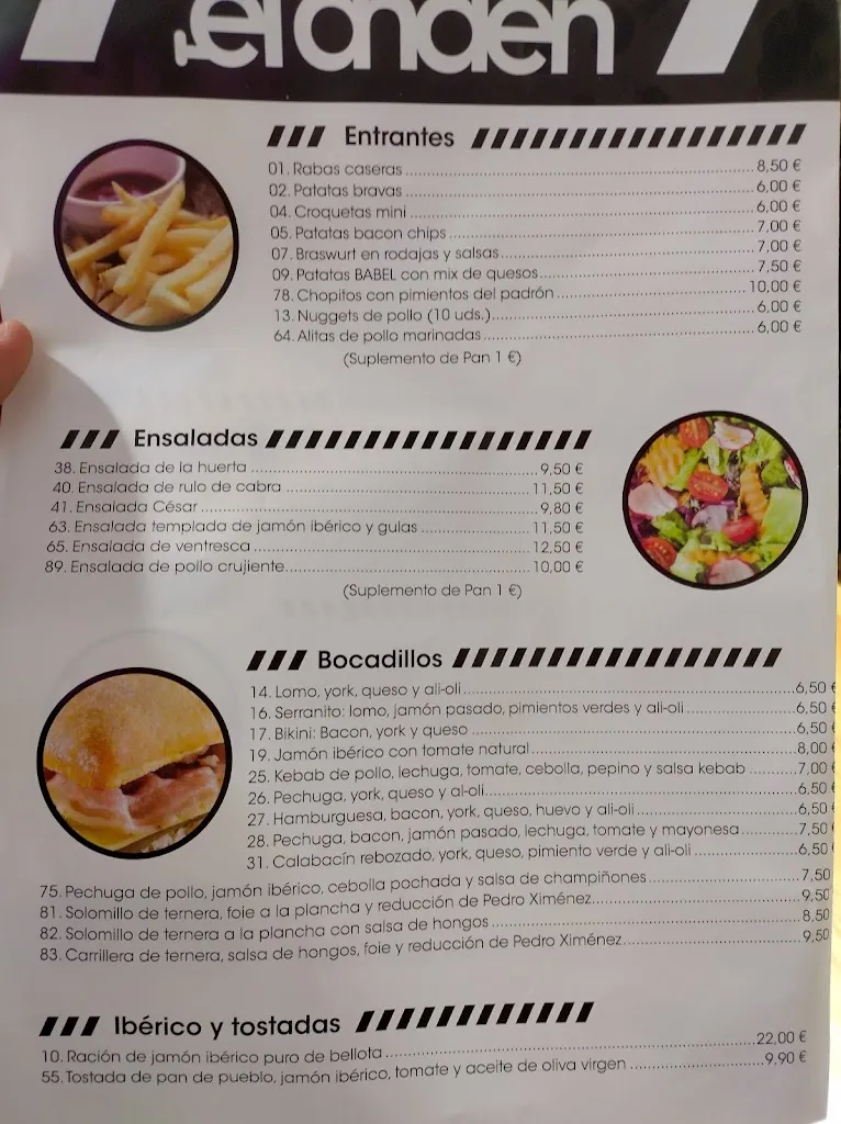 Menu_Bocatería El Andén_Cintruénigo_image_2