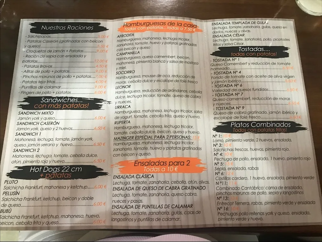 Menu_Bar Caserón_Cintruénigo_image_2