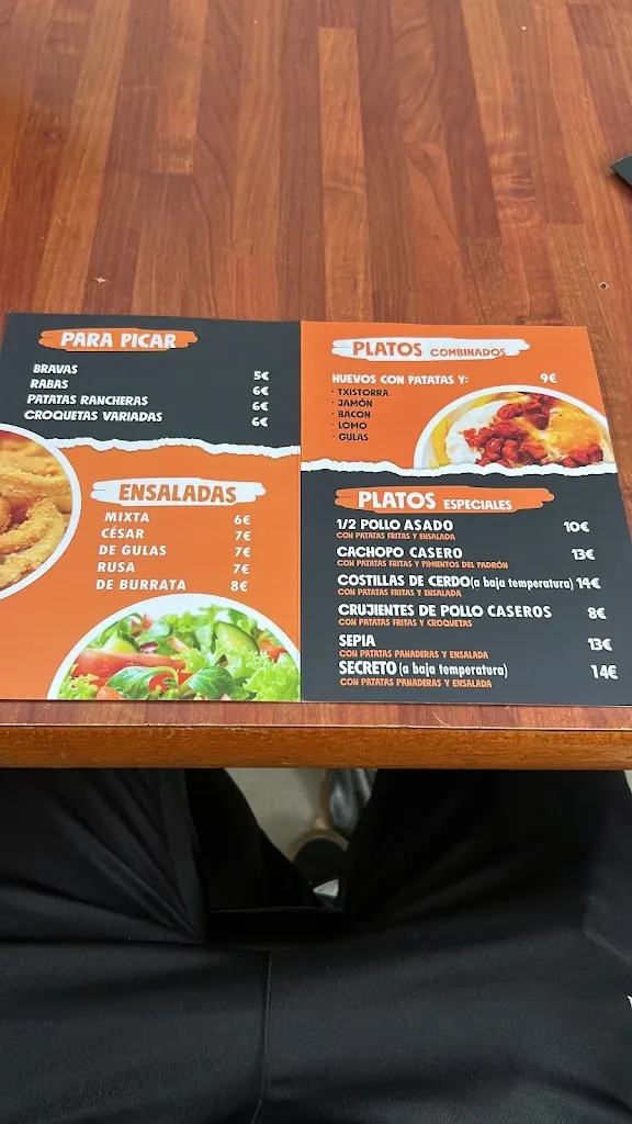 Menu_Bar asador Iturrondo_Enériz/Eneritz_immagine_2