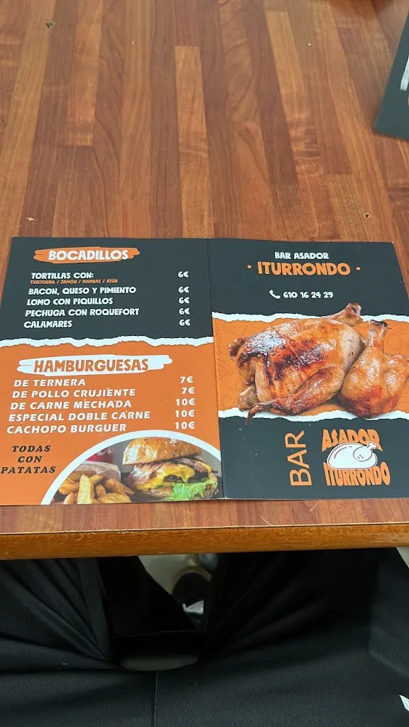 Menu_Bar asador Iturrondo_Enériz/Eneritz_immagine_4