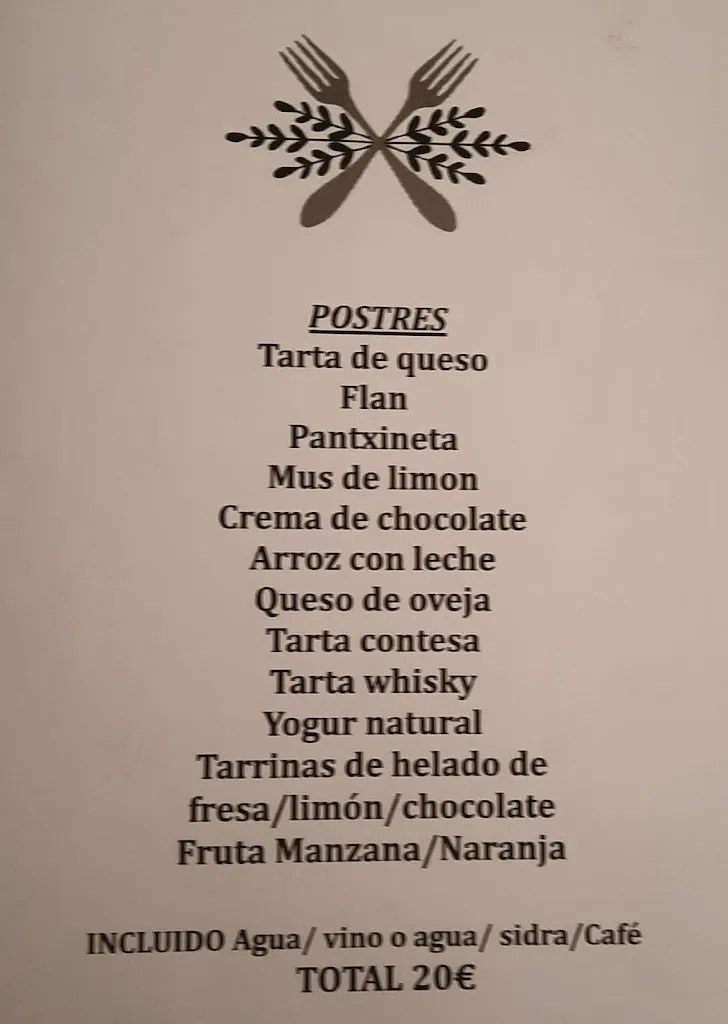Menu_Lizarragako Benta / Venta de Lizarraga_Ergoiena_image_3