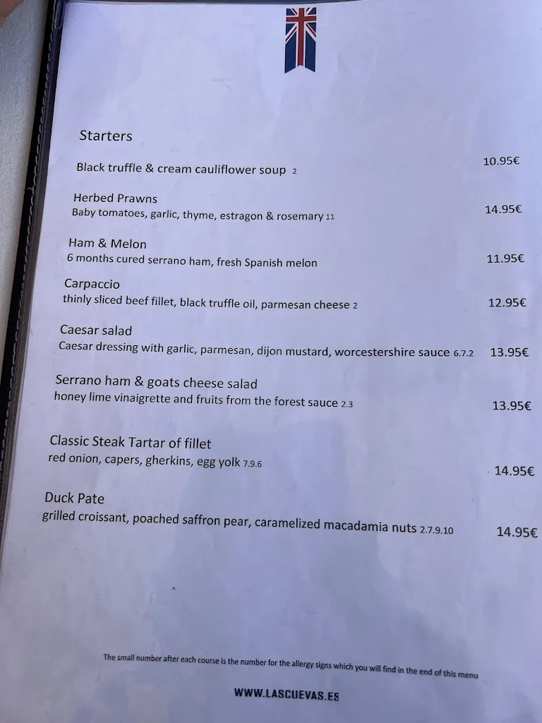 Menu_Las Cuevas_San Miguel de Salinas_image_3