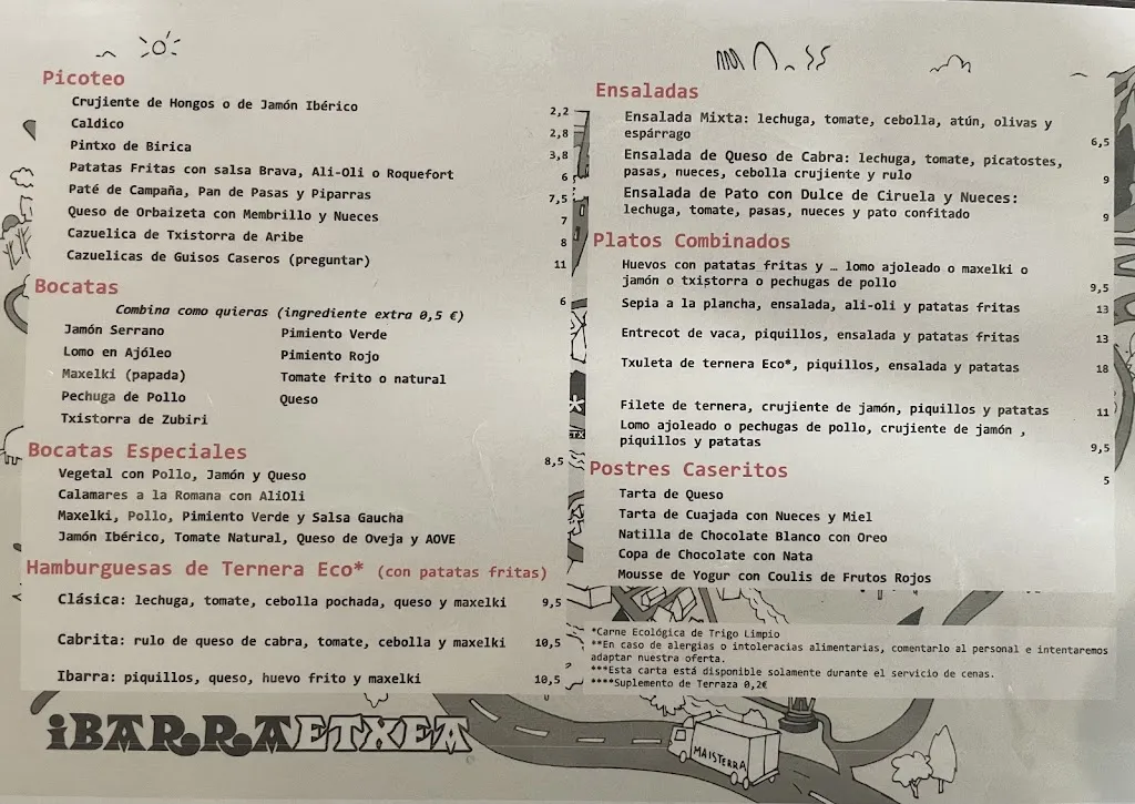 Menu_Bar Restaurante Ibarraetxea_Garaioa_image_1