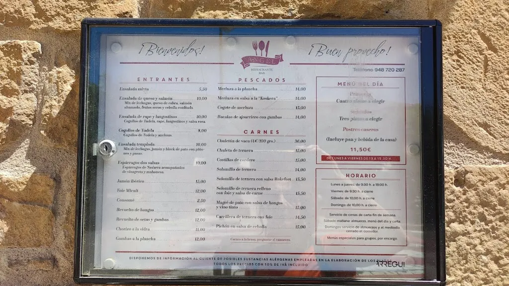 Menu_Bar-Restaurante Ángel_Garínoain_image_3