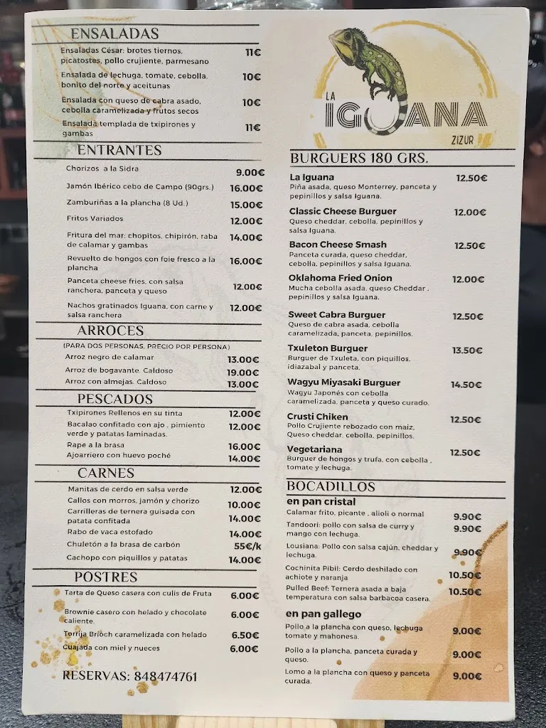 Menu_La Iguana Zizur Resto-bar_Cizur_image_4