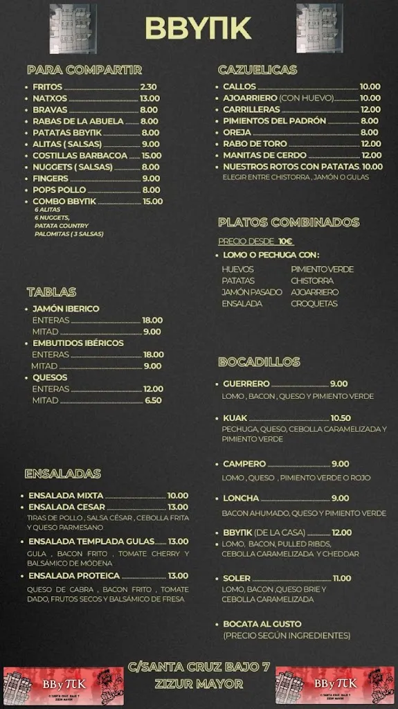 Menu_BBYΠK Bar Rincón de Antón_Cizur_image_1