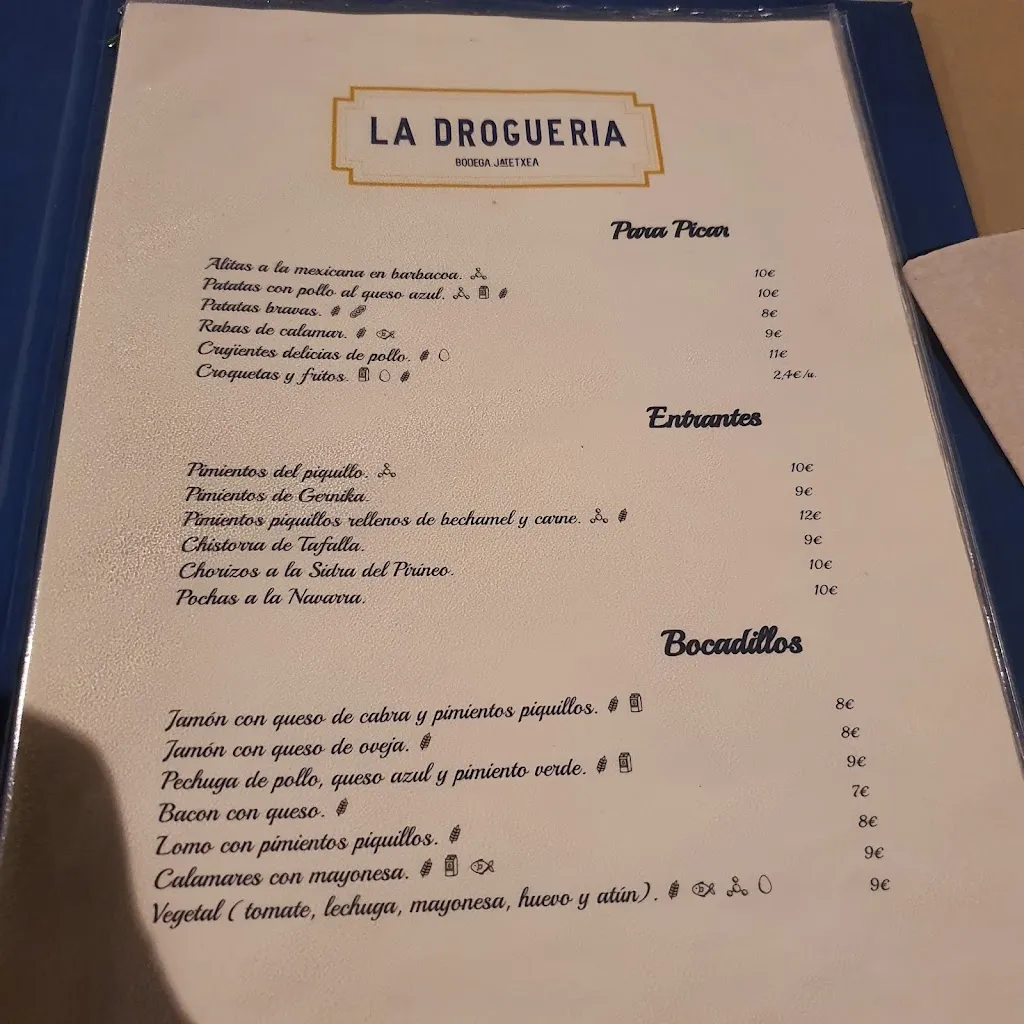 Menu_La Droguería Bodega Jatetxea_Guirguillano_image_3