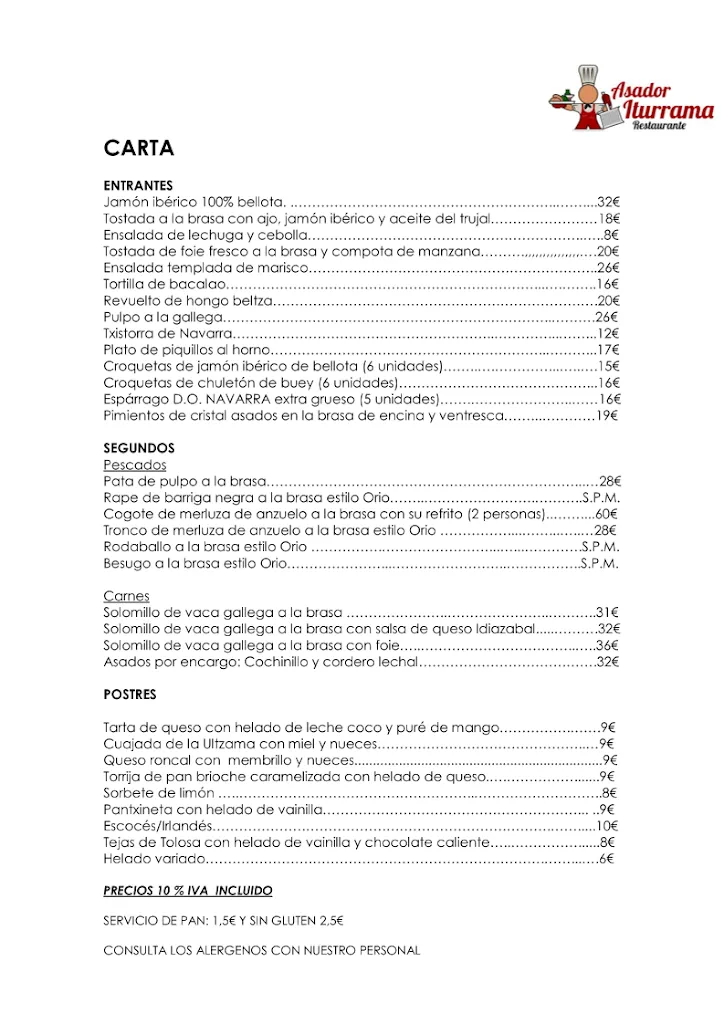 Menu_Asador Iturrama_Iturrama_image_1
