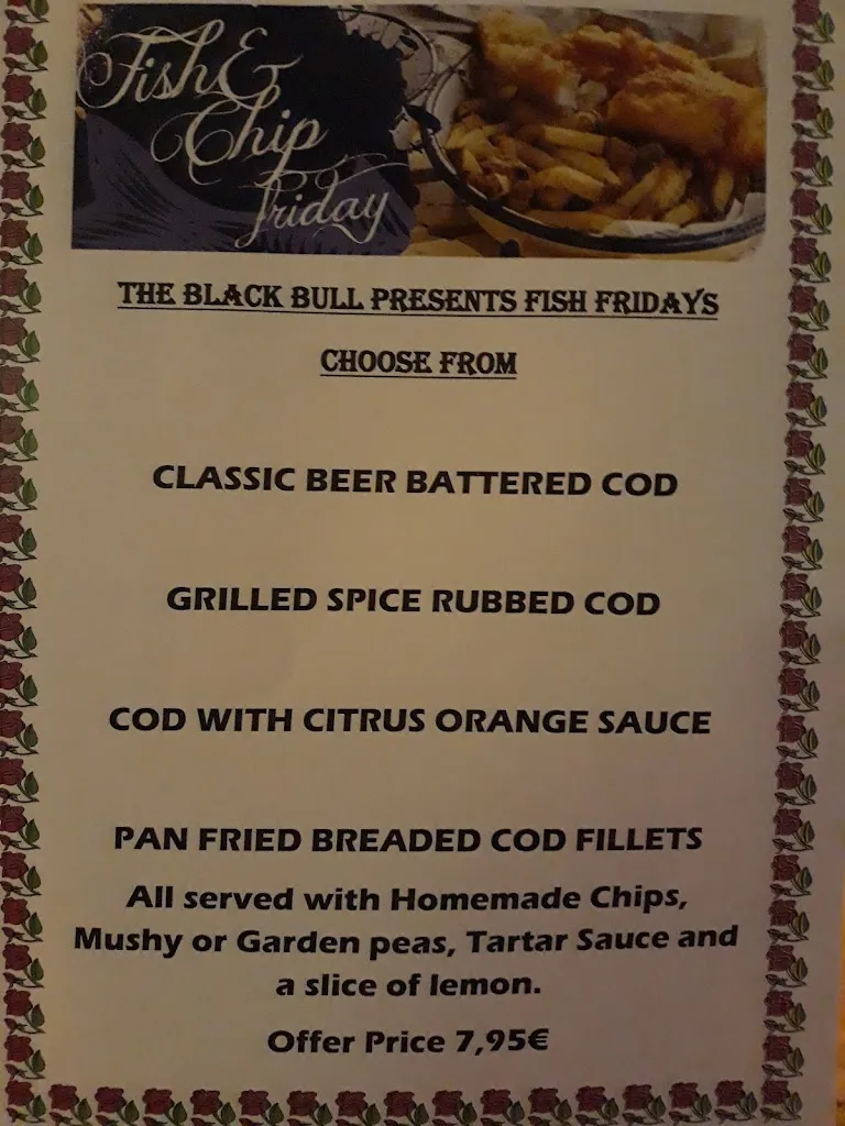 Menu_The Black Bull Bar & Restaurant_San Miguel de Salinas_image_4