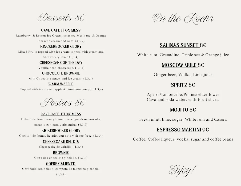 Menu_Cave Café BistroBar_San Miguel de Salinas_image_3