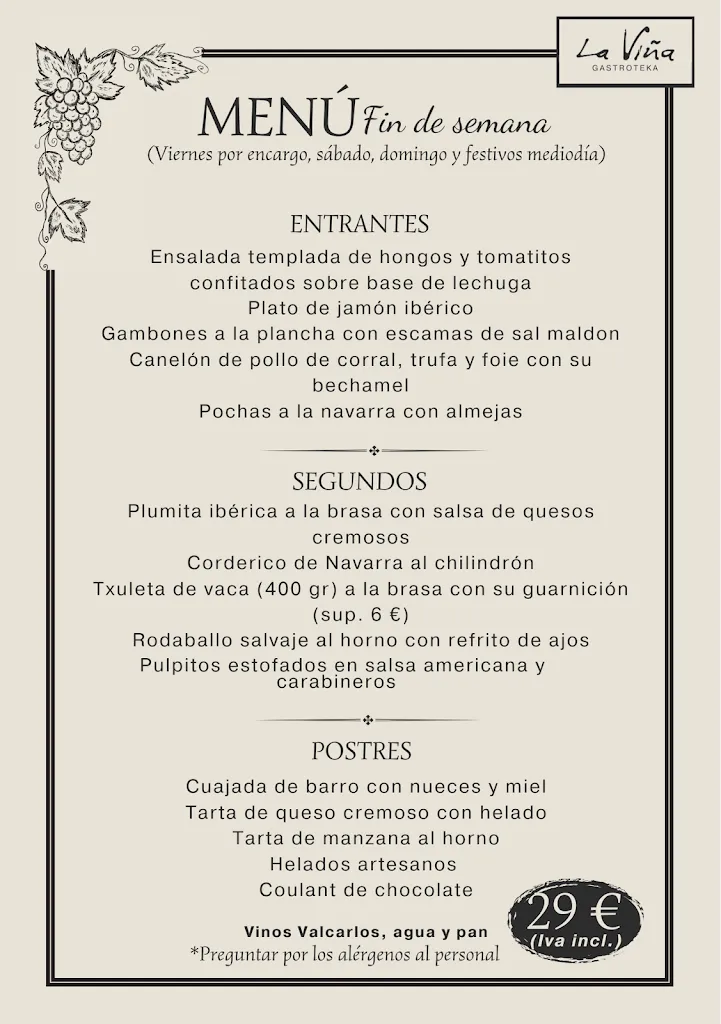 Menu_La Viña Gastroteka l Restaurante Pamplona_Juslapeña_image_2