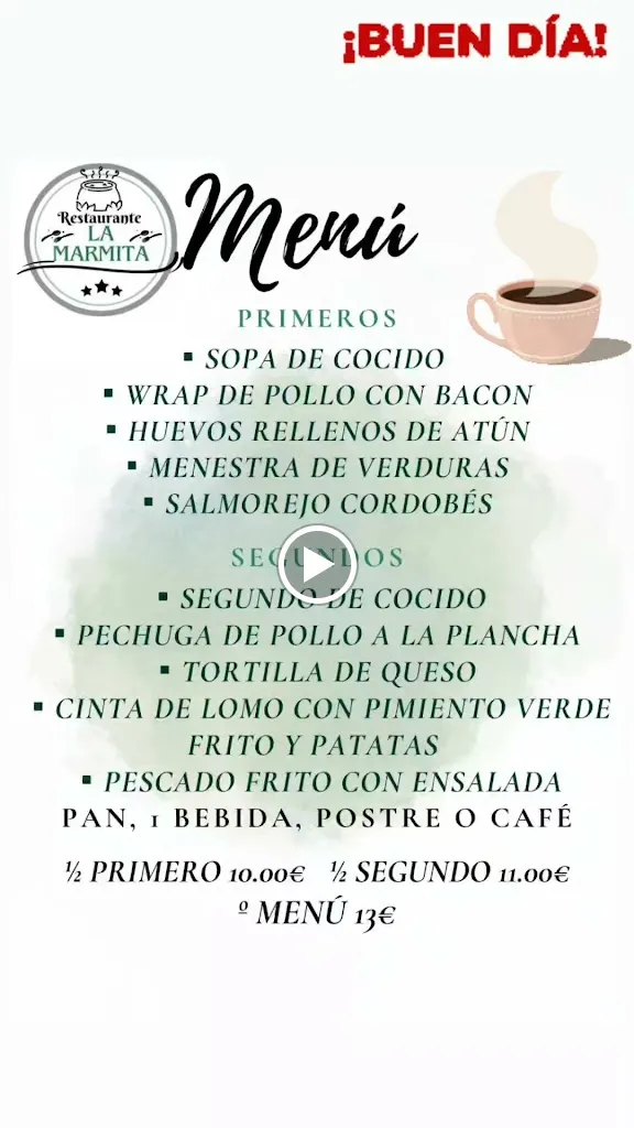 Menu_La Marmita de vallecas_Lantz_image_1