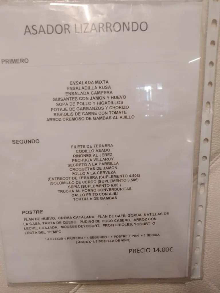 Menu_Asador LIZARRONDO_Lizoáin_image_2