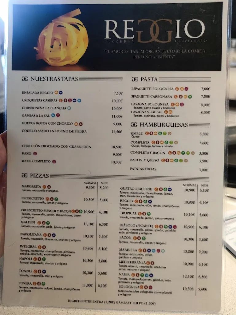Menu_Pizzeria Reggio_Cabana de Bergantiños_image_1