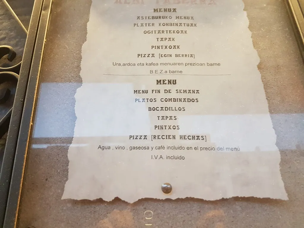 Menu_Albi Taberna_Lekunberri_image_2