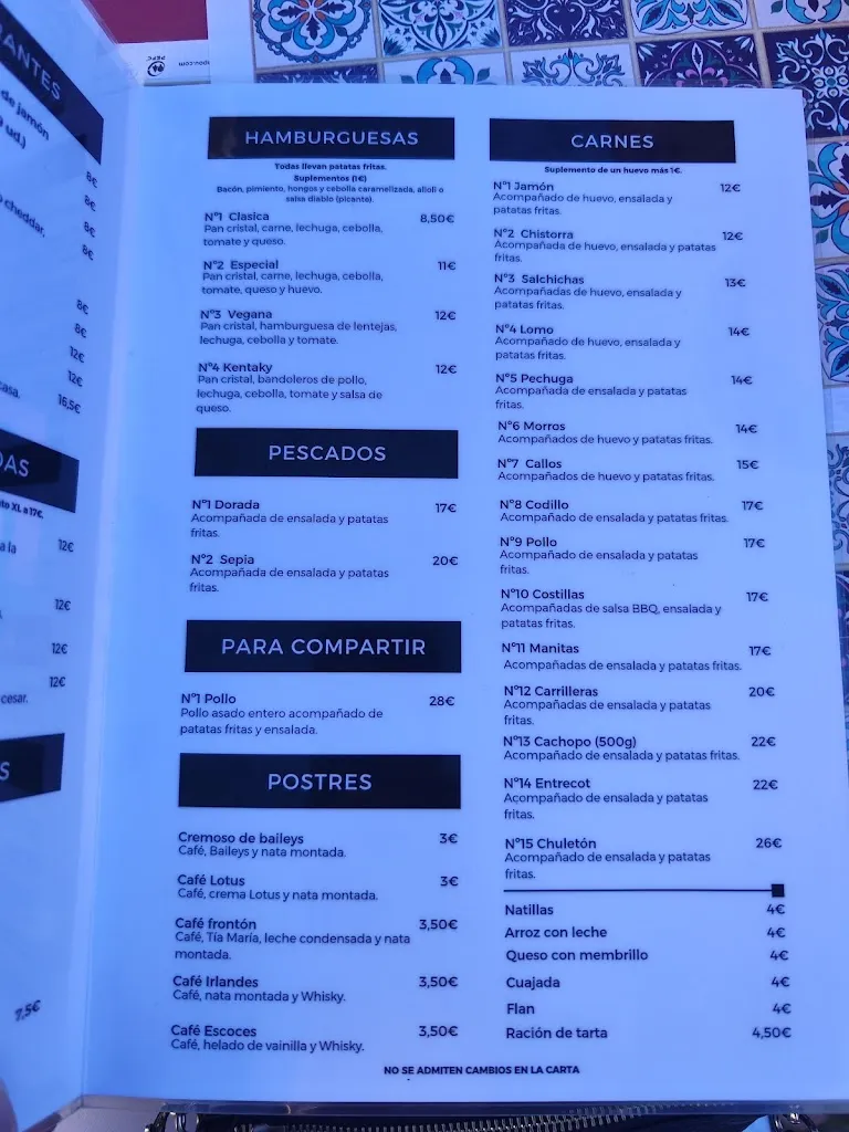 Menu_BAR Frontón Ilunberri/Lumbier._Lumbier_immagine_1