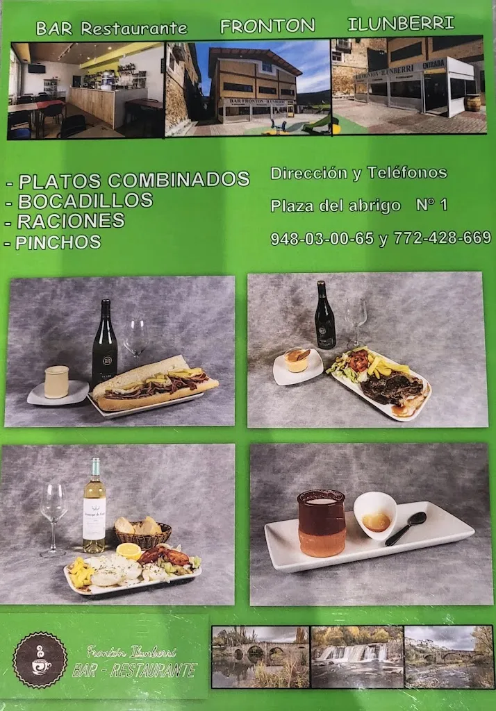 Menu_BAR Frontón Ilunberri/Lumbier._Lumbier_immagine_4