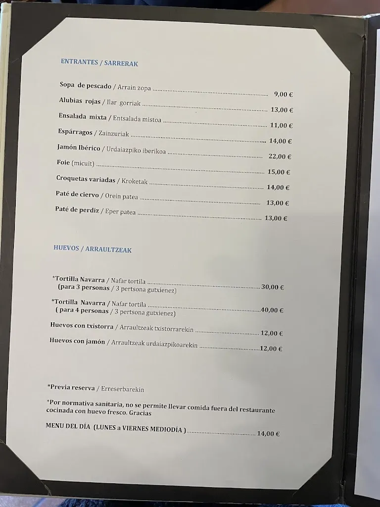 Menu_Kasino Jatetxea - Lesaka_Lesaka_image_4