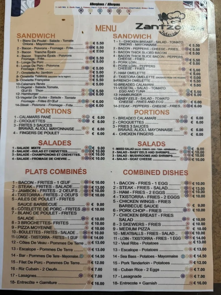 Menu_Ekaitza Taberna Jatetxea_Lesaka_immagine_1