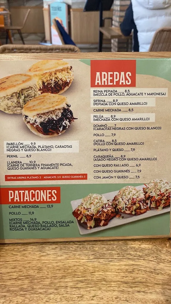 Menu_Con Sazón O' Donnell - Restaurante venezolano en Madrid_Marañón_image_2