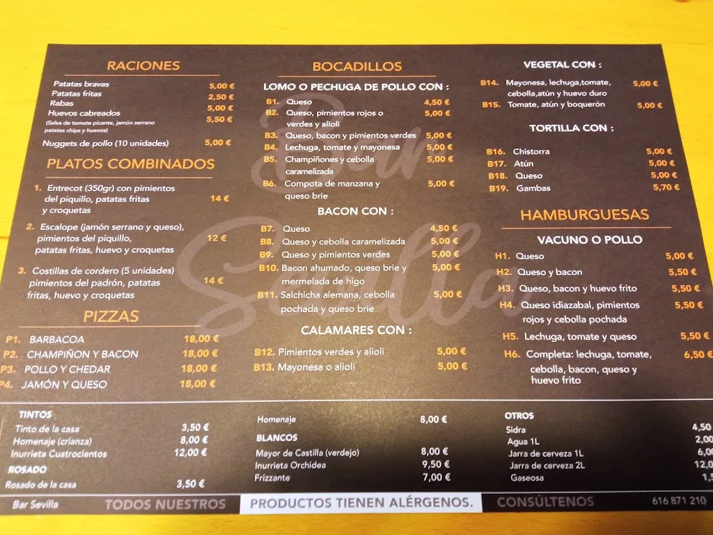 Menu_BAR SEVILLA_Mendigorría_image_1